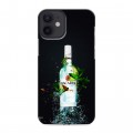 Дизайнерский силиконовый с усиленными углами чехол для Iphone 12 Mini Bacardi