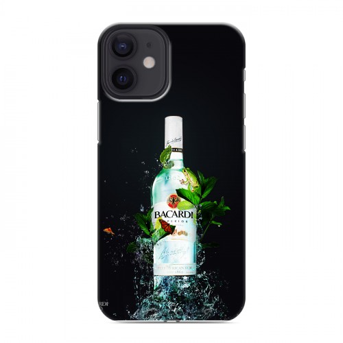 Дизайнерский силиконовый с усиленными углами чехол для Iphone 12 Mini Bacardi