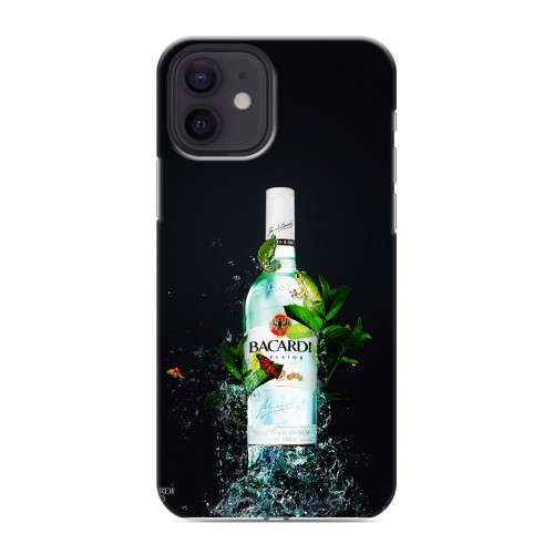 Дизайнерский силиконовый чехол для Iphone 12 Bacardi