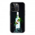 Дизайнерский силиконовый чехол для Iphone 14 Pro Bacardi