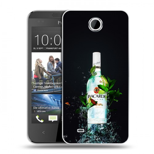 Дизайнерский пластиковый чехол для HTC Desire 300 Bacardi