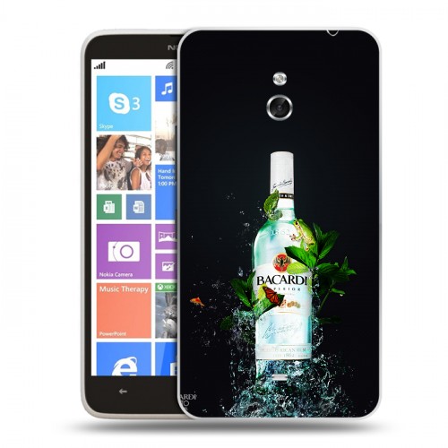 Дизайнерский пластиковый чехол для Nokia Lumia 1320 Bacardi