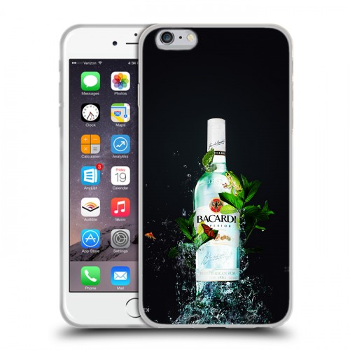 Дизайнерский силиконовый чехол для Iphone 6 Plus/6s Plus Bacardi