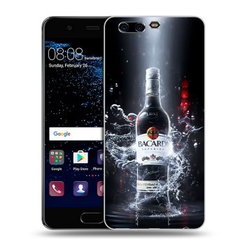 Дизайнерский силиконовый чехол для Huawei P10 Plus Bacardi (на заказ)