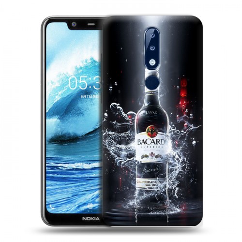 Дизайнерский силиконовый чехол для Nokia 5.1 Plus Bacardi