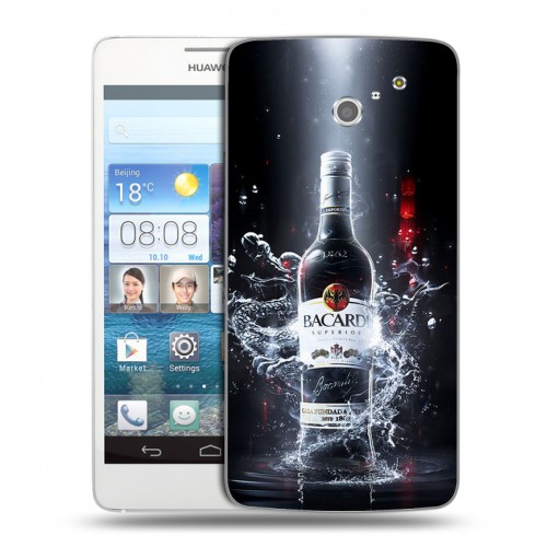 Дизайнерский пластиковый чехол для Huawei Ascend D2 Bacardi