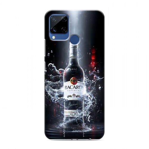 Дизайнерский силиконовый с усиленными углами чехол для Realme C15 Bacardi