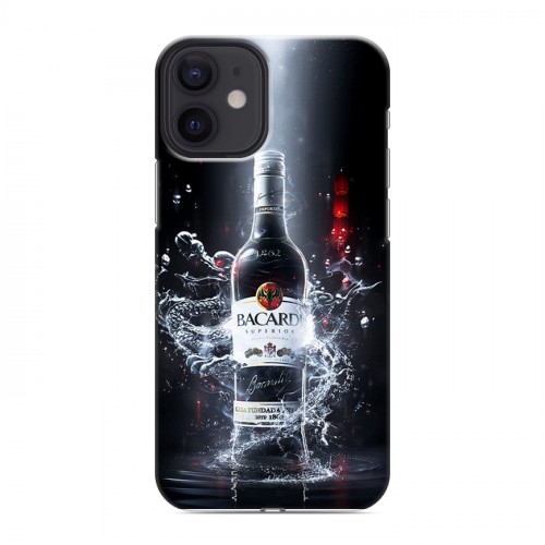 Дизайнерский силиконовый с усиленными углами чехол для Iphone 12 Mini Bacardi