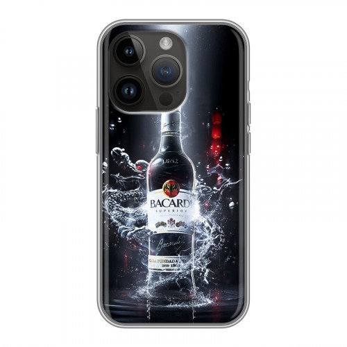 Дизайнерский силиконовый чехол для Iphone 14 Pro Bacardi