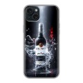 Дизайнерский силиконовый чехол для Iphone 15 Plus Bacardi