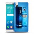 Дизайнерский пластиковый чехол для Huawei ShotX Bombay Sapphire