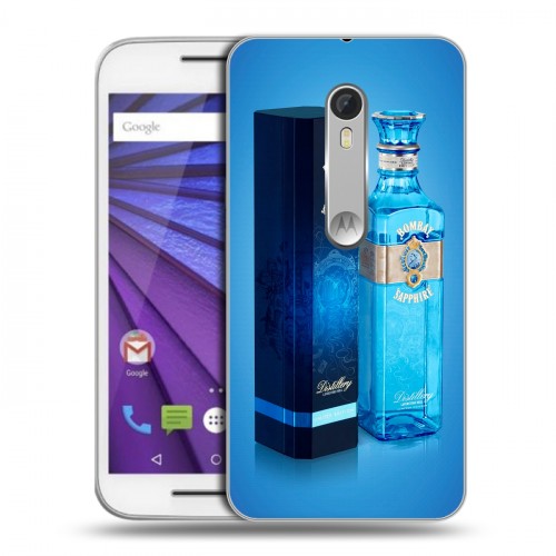 Дизайнерский пластиковый чехол для Lenovo Moto G Bombay Sapphire