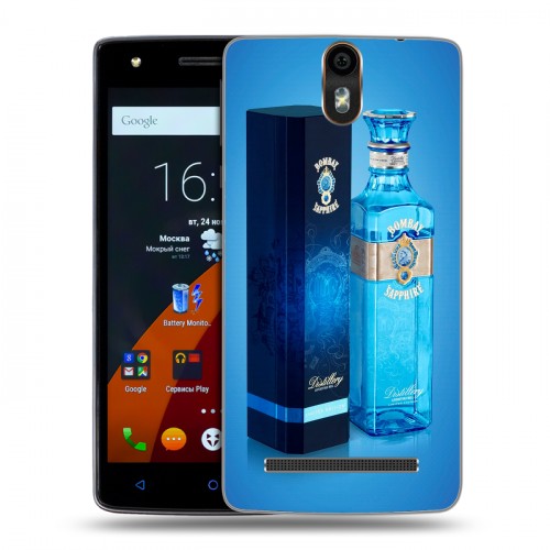 Дизайнерский силиконовый чехол для Wileyfox Storm Bombay Sapphire