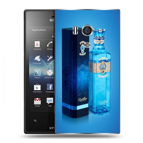 Дизайнерский пластиковый чехол для Sony Xperia acro S Bombay Sapphire