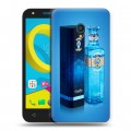 Дизайнерский пластиковый чехол для Alcatel U5 Bombay Sapphire