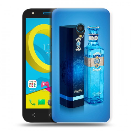 Дизайнерский пластиковый чехол для Alcatel U5 Bombay Sapphire