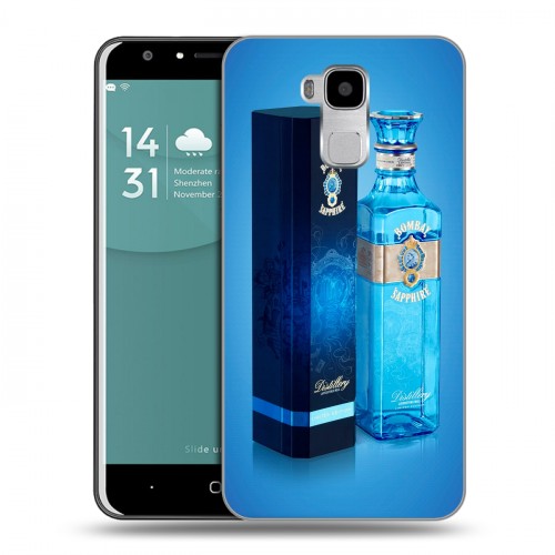 Дизайнерский пластиковый чехол для Doogee Y6 Bombay Sapphire