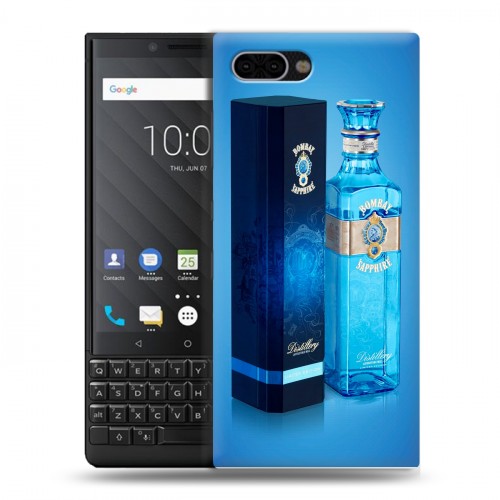 Дизайнерский пластиковый чехол для BlackBerry KEY2 Bombay Sapphire