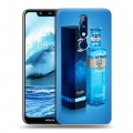 Дизайнерский силиконовый чехол для Nokia 5.1 Plus Bombay Sapphire