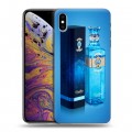 Дизайнерский силиконовый чехол для Iphone Xs Max Bombay Sapphire