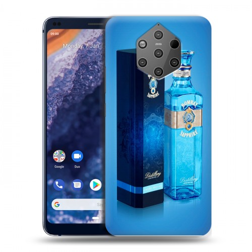 Дизайнерский силиконовый чехол для Nokia 9 PureView Bombay Sapphire