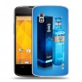 Дизайнерский пластиковый чехол для LG Google Nexus 4 Bombay Sapphire