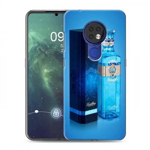 Дизайнерский силиконовый чехол для Nokia 6.2 Bombay Sapphire