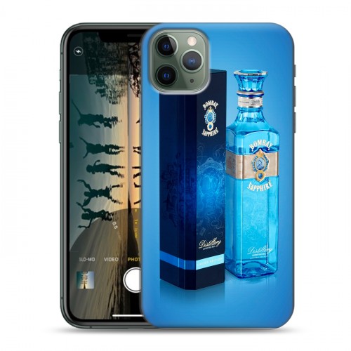 Дизайнерский пластиковый чехол для Iphone 11 Pro Bombay Sapphire