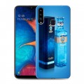 Дизайнерский пластиковый чехол для Samsung Galaxy A20s Bombay Sapphire