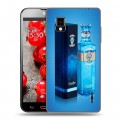 Дизайнерский пластиковый чехол для LG Optimus G Bombay Sapphire