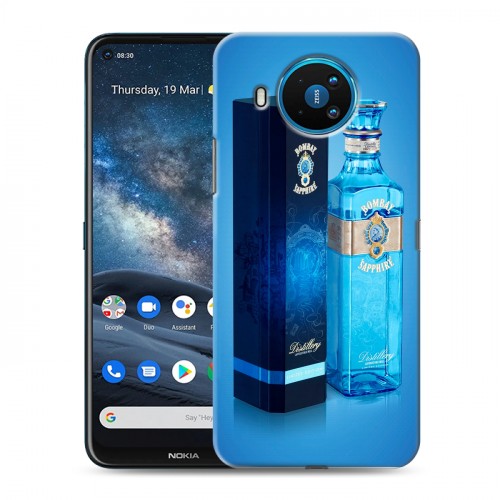 Дизайнерский силиконовый чехол для Nokia 8.3 Bombay Sapphire