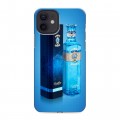 Дизайнерский силиконовый чехол для Iphone 12 Bombay Sapphire