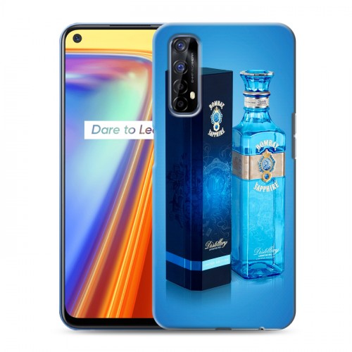 Дизайнерский силиконовый с усиленными углами чехол для Realme 7 Bombay Sapphire