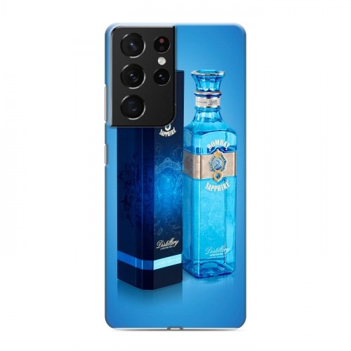 Дизайнерский пластиковый чехол для Samsung Galaxy S21 Ultra Bombay Sapphire