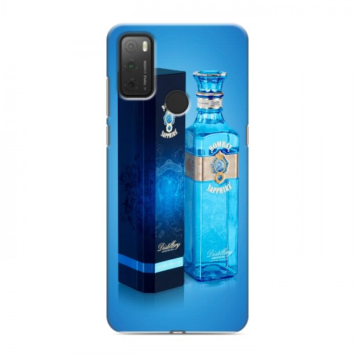 Дизайнерский силиконовый чехол для Alcatel 3L (2021) Bombay Sapphire