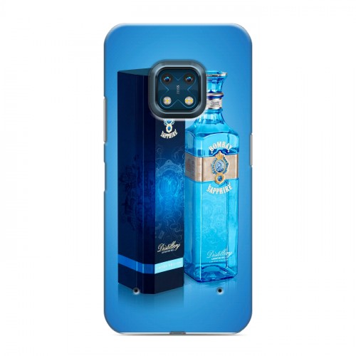 Дизайнерский силиконовый с усиленными углами чехол для Nokia XR20 Bombay Sapphire