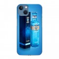 Дизайнерский силиконовый чехол для Iphone 13 Bombay Sapphire