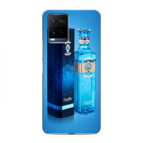 Дизайнерский пластиковый чехол для Vivo Y21 Bombay Sapphire