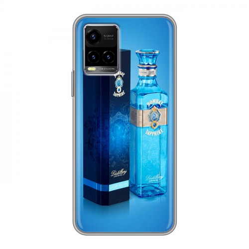 Дизайнерский силиконовый чехол для Vivo Y33s Bombay Sapphire