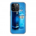 Дизайнерский силиконовый чехол для Iphone 14 Pro Bombay Sapphire