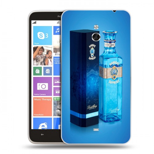 Дизайнерский пластиковый чехол для Nokia Lumia 1320 Bombay Sapphire