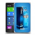 Дизайнерский силиконовый чехол для Nokia XL Bombay Sapphire