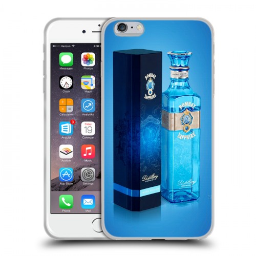 Дизайнерский силиконовый чехол для Iphone 6 Plus/6s Plus Bombay Sapphire