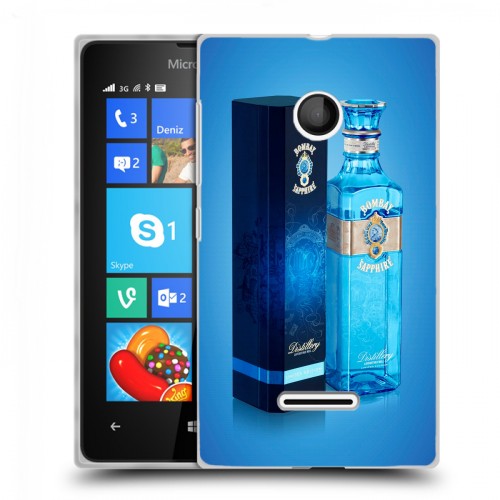 Дизайнерский пластиковый чехол для Microsoft Lumia 435 Bombay Sapphire