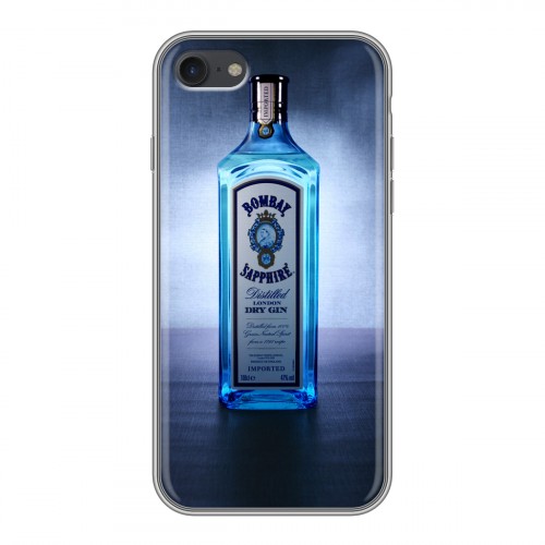 Дизайнерский силиконовый чехол для Iphone 7 Bombay Sapphire