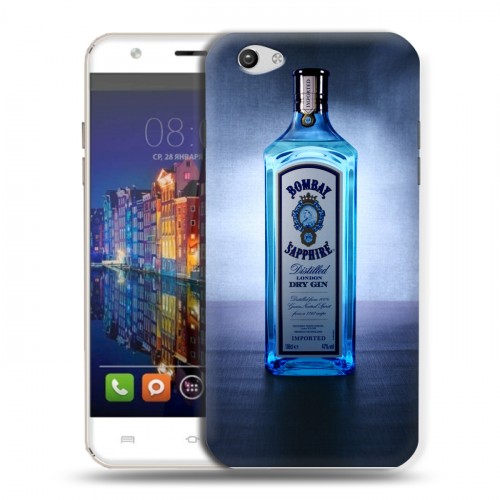 Дизайнерский силиконовый чехол для BQ Amsterdam Bombay Sapphire