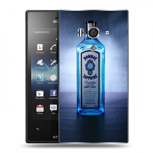 Дизайнерский пластиковый чехол для Sony Xperia acro S Bombay Sapphire