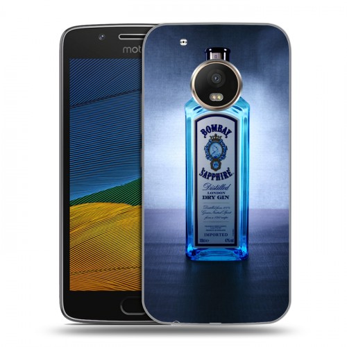 Дизайнерский силиконовый чехол для Lenovo Moto G5 Bombay Sapphire