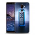 Дизайнерский пластиковый чехол для Nokia 7 Plus Bombay Sapphire