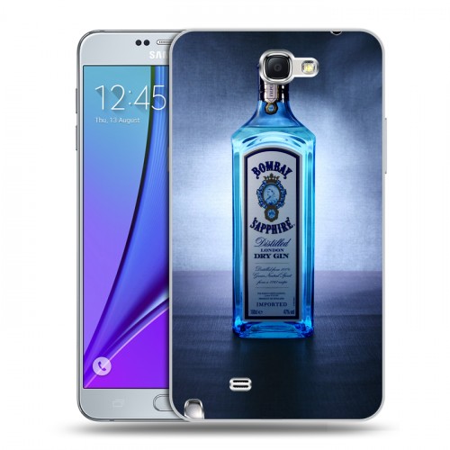 Дизайнерский пластиковый чехол для Samsung Galaxy Note 2 Bombay Sapphire